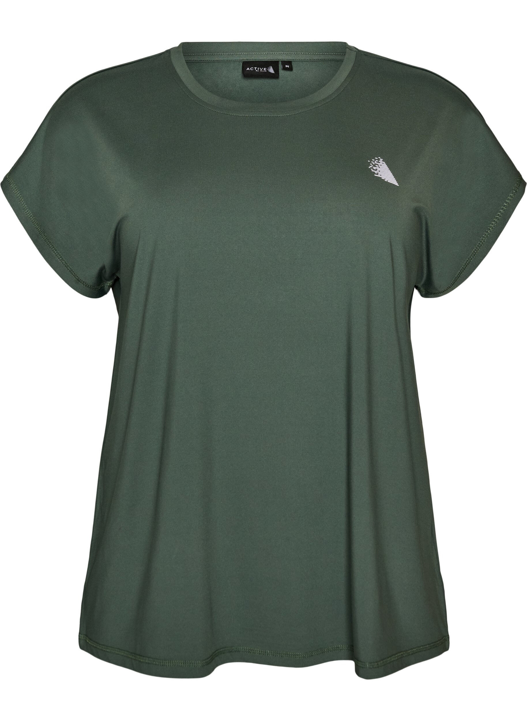 Einfarbiges Trainings-T-Shirt