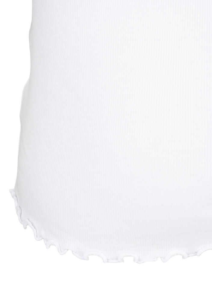 Haut &agrave; dentelle, Blanc, Packshot image number 3