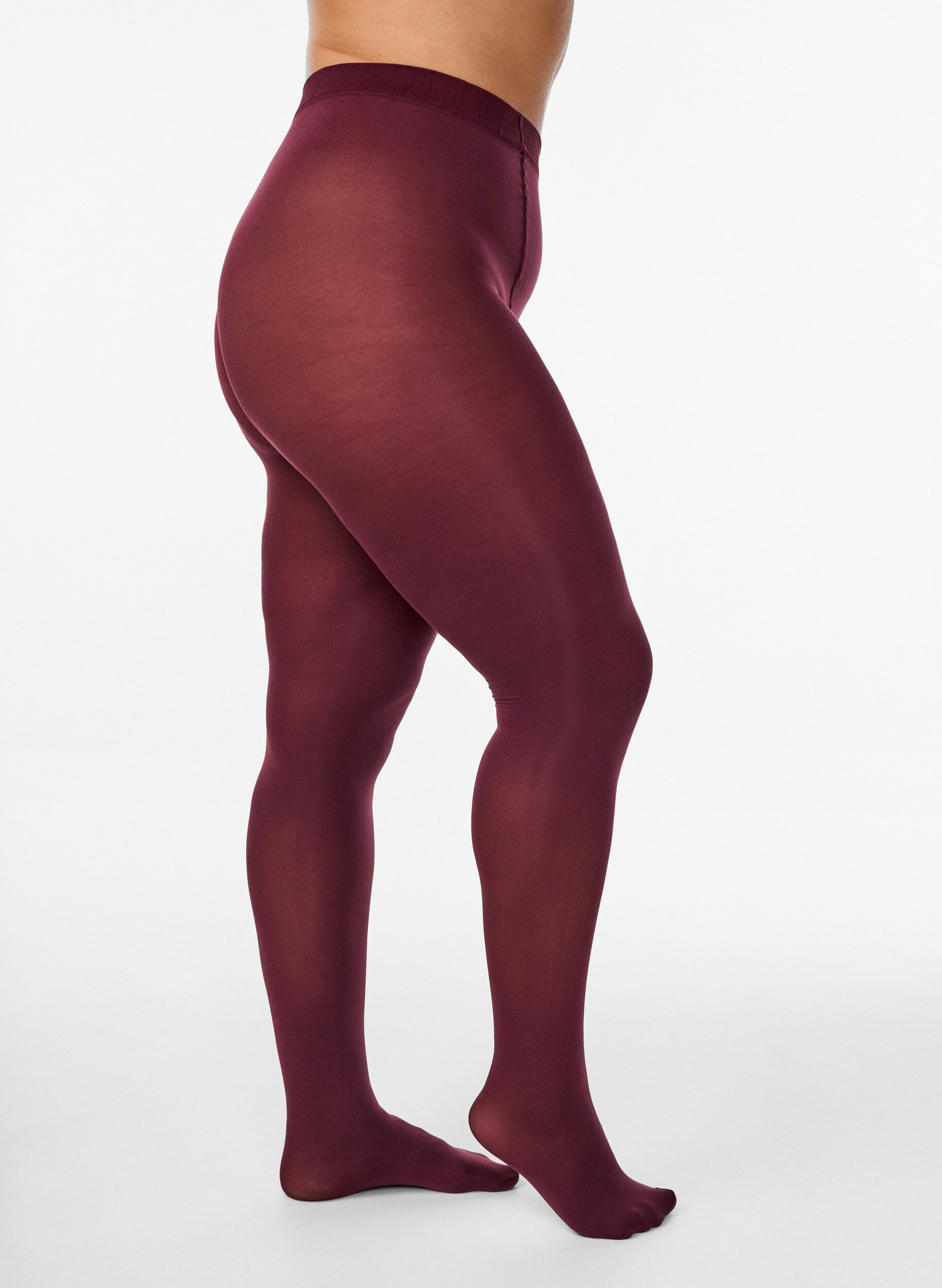 Zizzi Collants 100 deniers, Bordeaux, Packshot image number 0