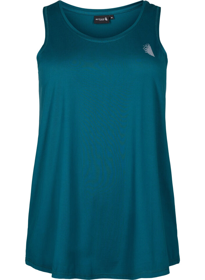 T-shirt de sport à col rond, Deep Teal, Packshot image number 0