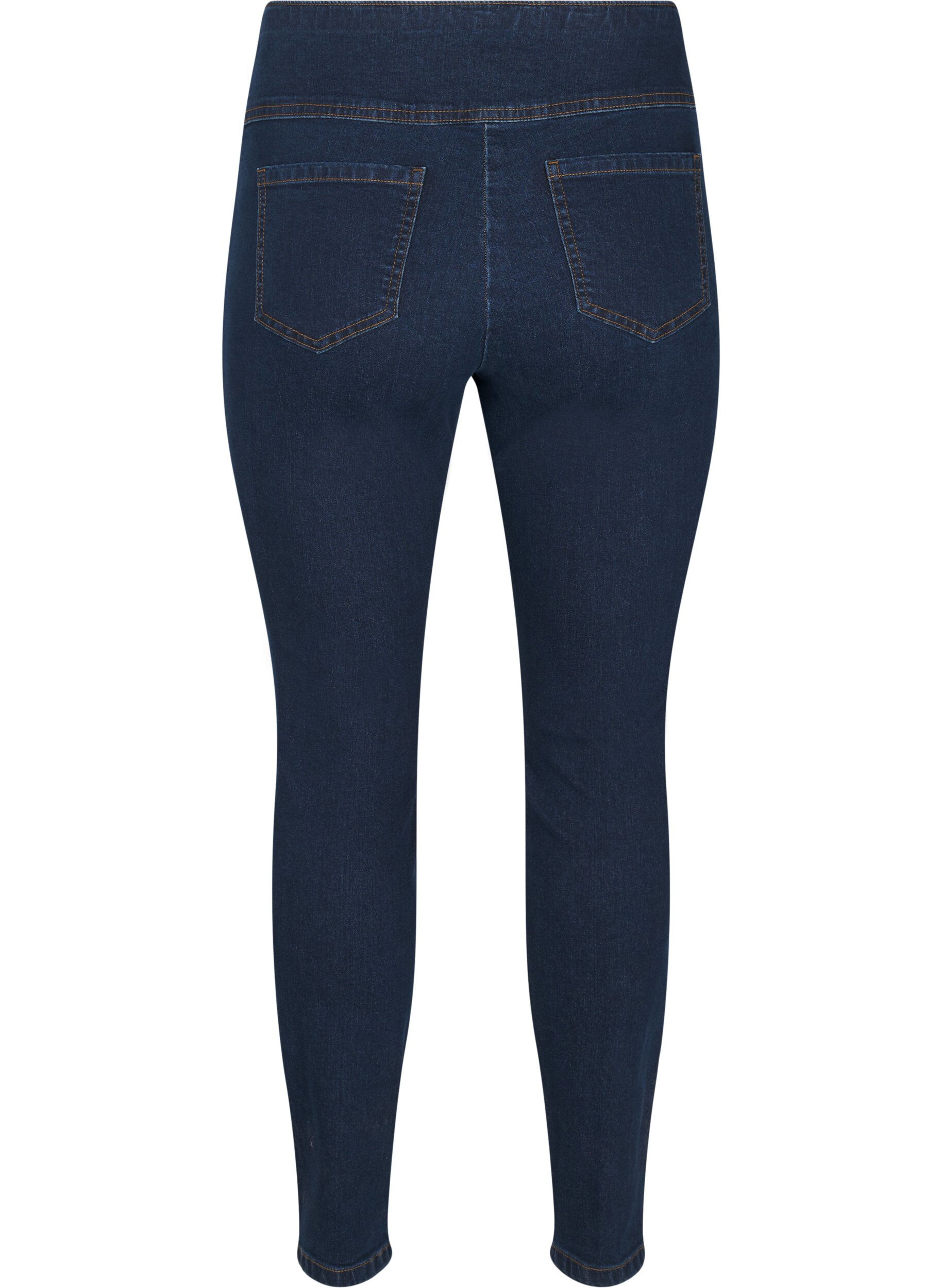 Zizzi Jeggings extensibles avec une taille haute, Bleu, Packshot image number 1