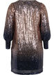 Robe à paillettes avec manches bouffantes, Evening Blue Cobber, Packshot image number 1
