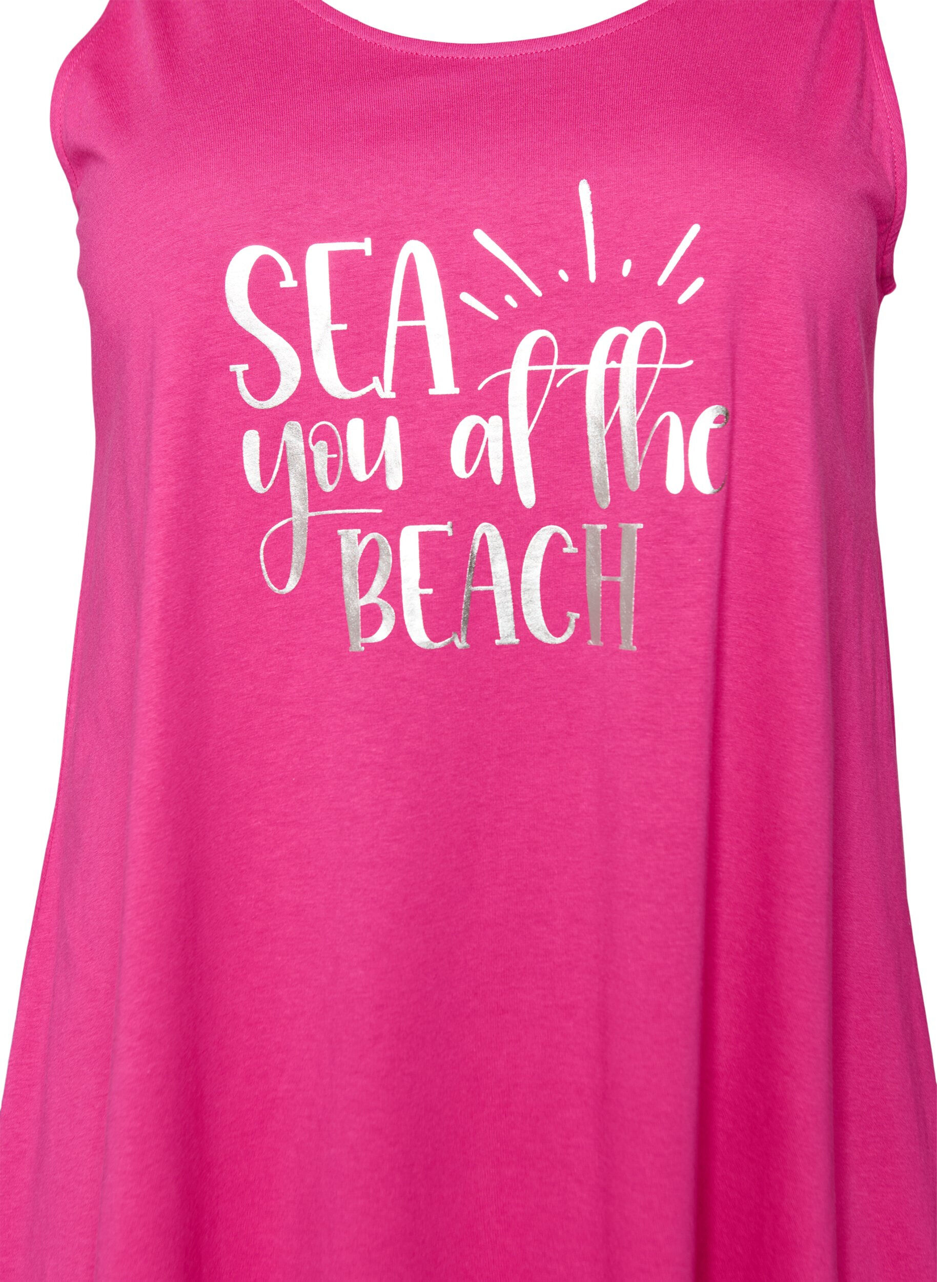 Zizzi &Auml;rmelloses Kleid in A-Linie, Pink, Packshot image number 2