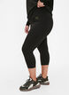 3/4-Trainingsleggings mit Taschen, Black, Model image number 0