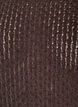 Strickbluse mit strukturiertem Lochmuster, Braun, Packshot image number 2