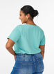 T-shirt basic uni en coton, Vert, Model image number 2