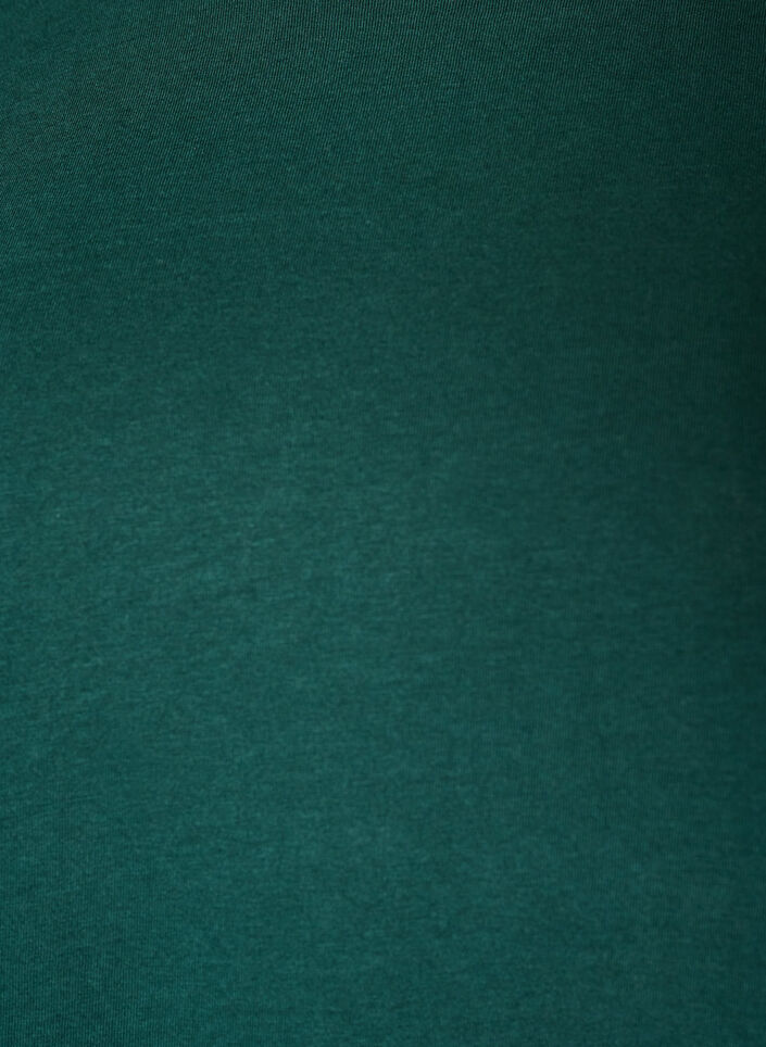 T-shirt avec ourlet asym&eacute;trique en dentelle, Vert fonc&eacute;, Packshot image number 2