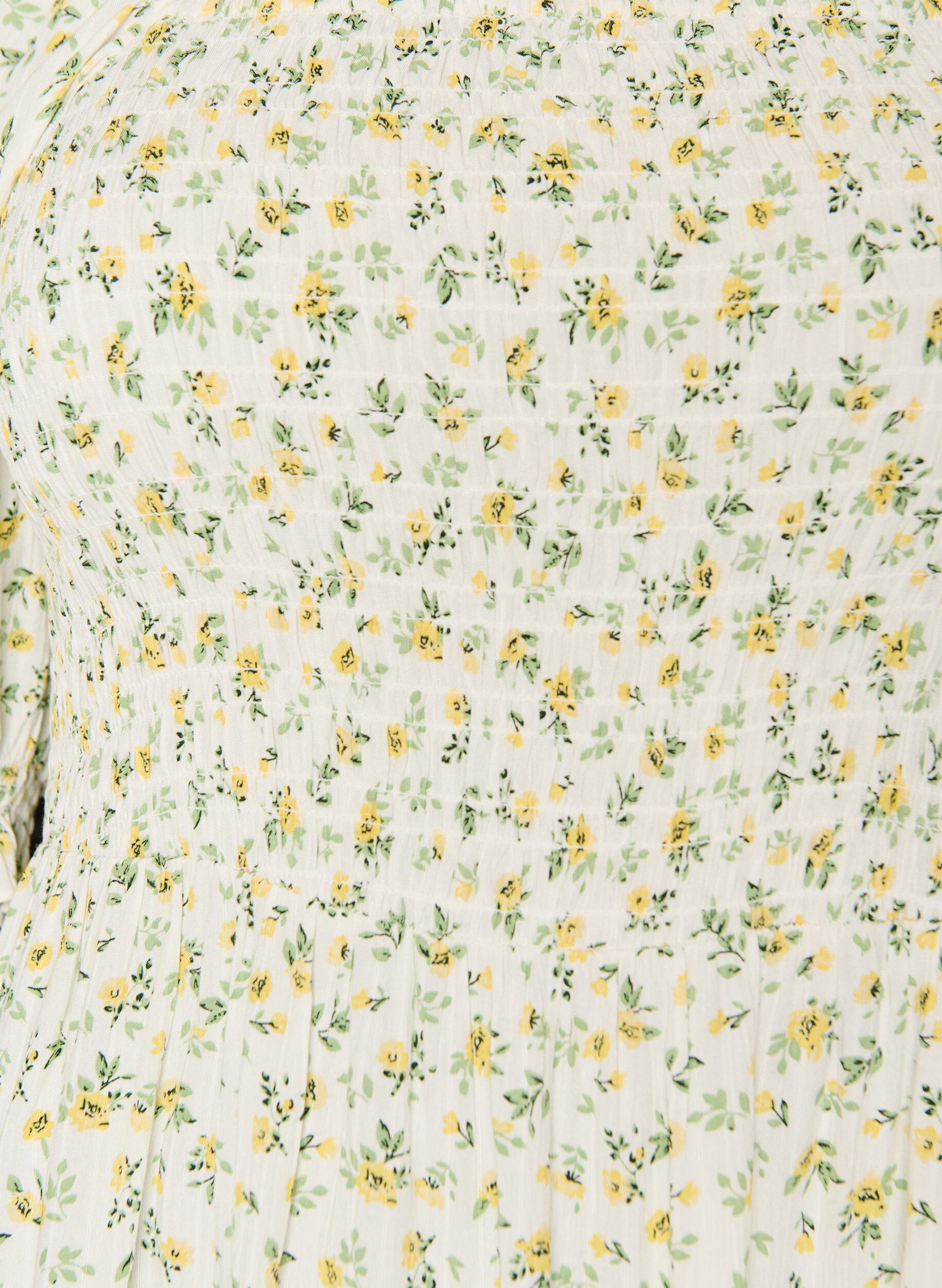 ZizziGebl&uuml;mtes Sommerkleid aus Viskose, Wei&szlig;, Packshot image number 2