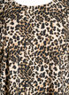 Bluse mit kurzem Arm und Leopardenmuster, Leopard AOP, Packshot image number 2