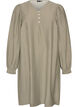 Gemustertes Kleid aus Viskose mit langen &Auml;rmeln, Gr&uuml;n, Packshot image number 0