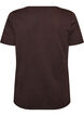 T-shirt en coton avec imprim&eacute; devant, Marron, Packshot image number 1