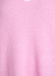 Strickbluse mit V-Ausschnitt und Raglan&auml;rmeln, Pink, Packshot image number 2