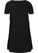 Robe &agrave; manches courtes en coton, Noir, Packshot image number 1