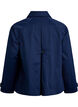 Trench court avec col et manches raglan, Bleu, Packshot image number 1