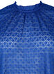  Blouse &agrave; manches longues avec texture &agrave; motifs, Deep Ultramarine, Packshot image number 2