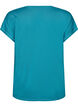 T-shirt de sport couleur unie, Bleu p&eacute;trole, Packshot image number 1