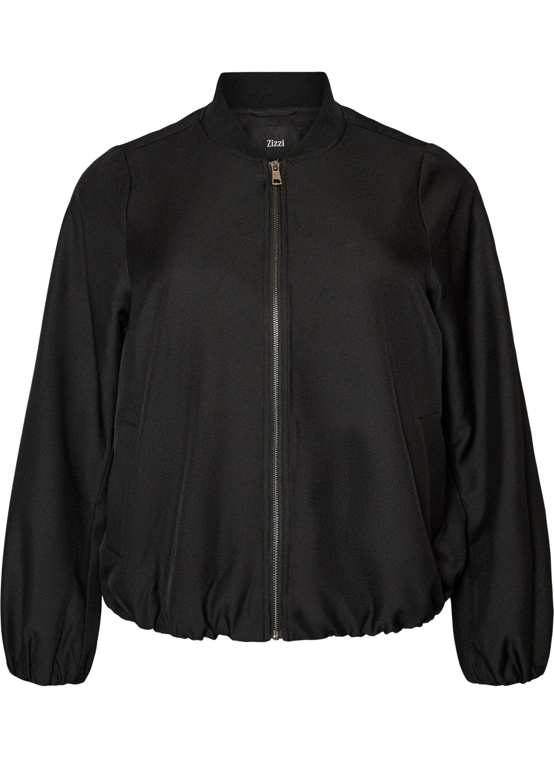 Leichte Jacke mit Ballon-Silhouette
