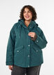Gepolsterter Parka mit einer abnehmbaren Kapuze, Gr&uuml;n, Model image number 0