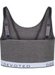 Soutien-gorge chiné à bretelles réglables, Medium Grey Melange, Packshot image number 1