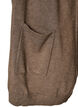 Lange Strickjacke aus einer Viskosemischung, Braun, Packshot image number 2