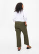 Pantalon ample en coton, Vert, Model image number 2