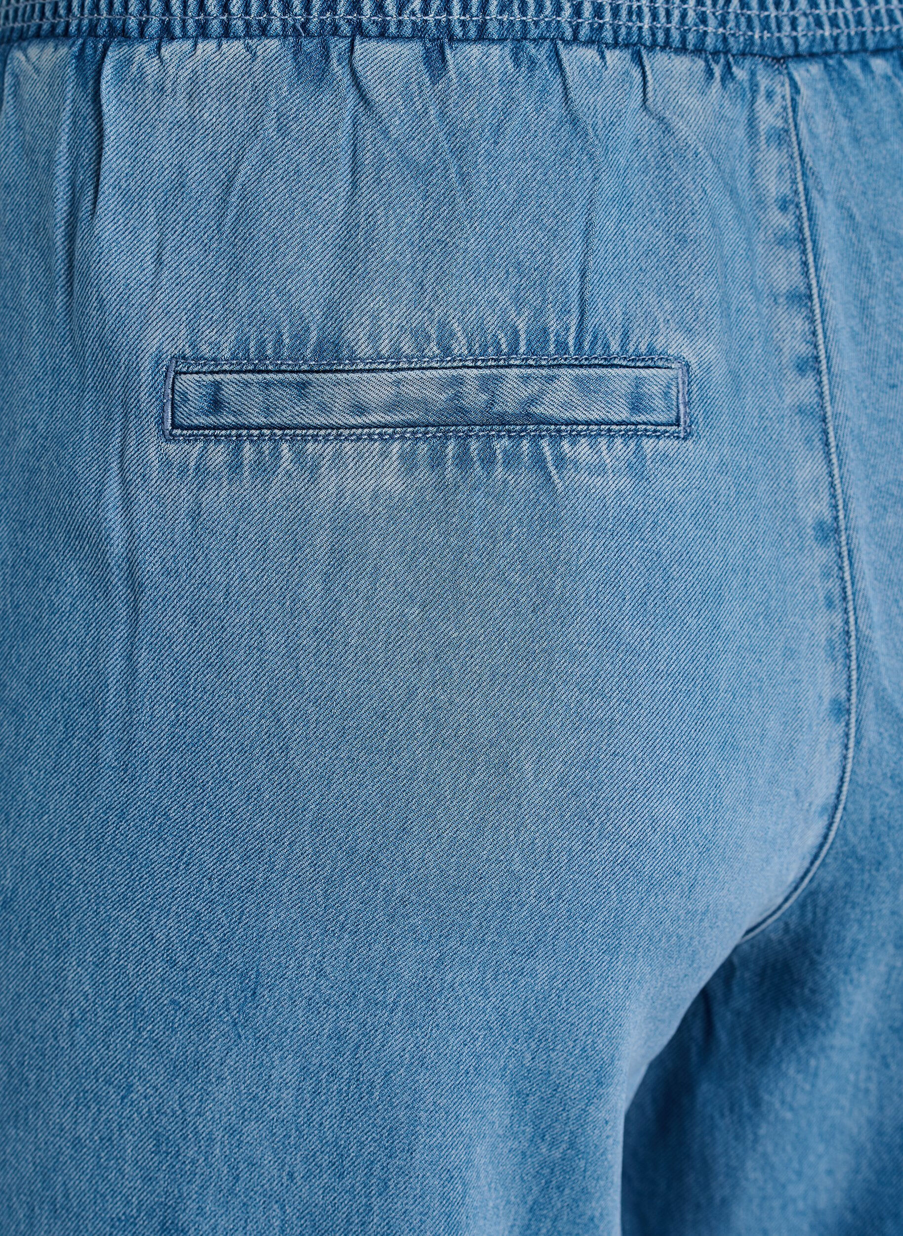 Zizzi Weite Lyocellhose in Denim-Optik, Blau, Packshot image number 3