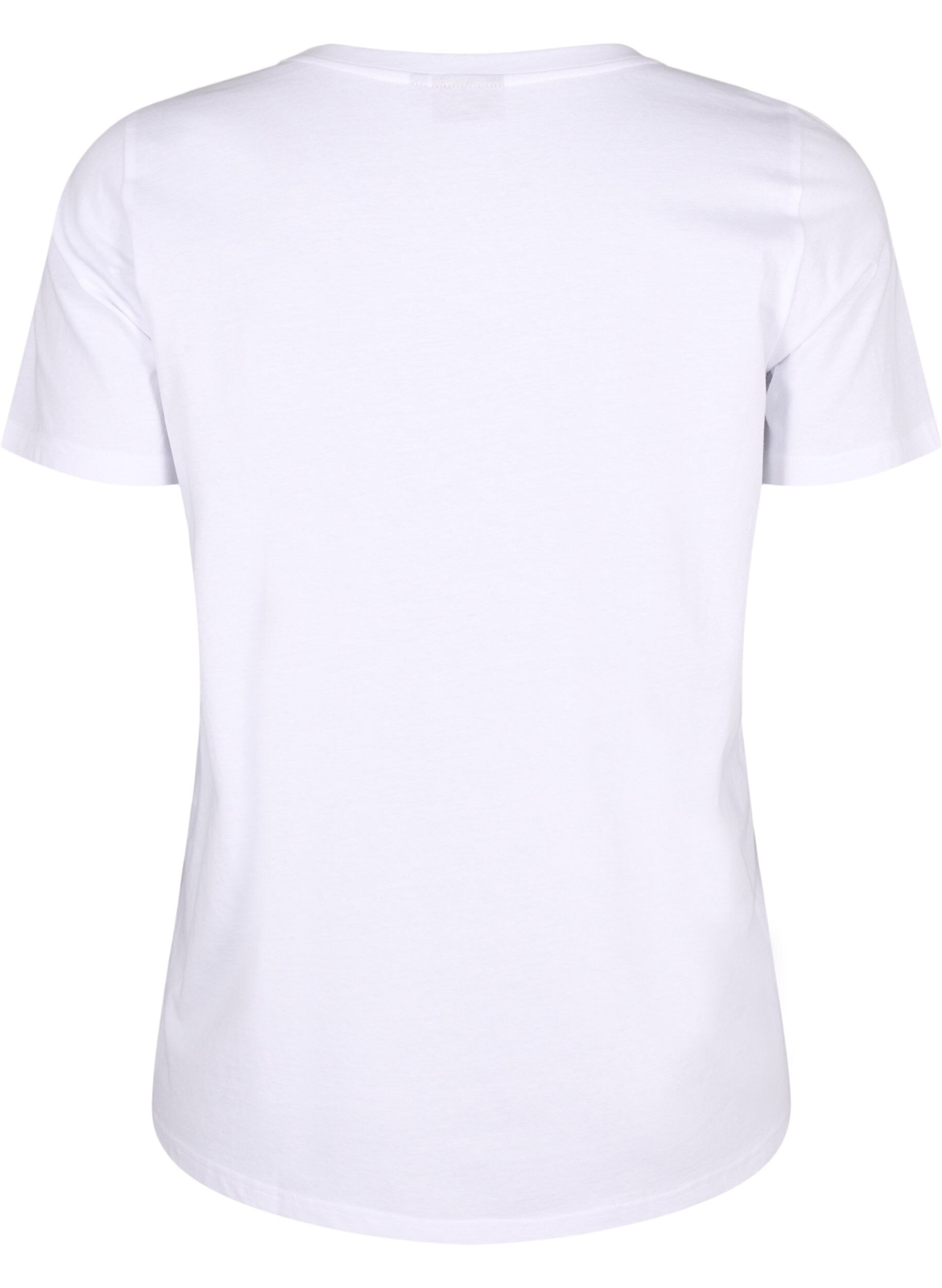 Zizzi T-shirts &agrave; motif floral, Bright W. w. Flower, Packshot image number 1