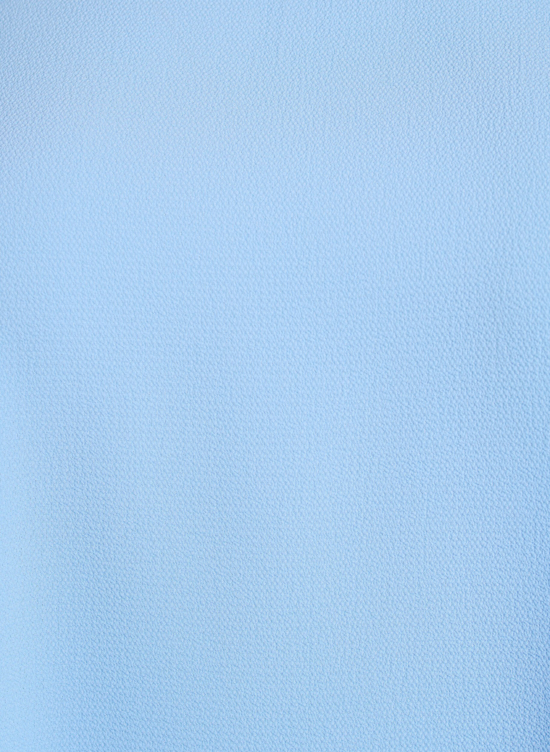 ZizziBluse mit kurzen &Auml;rmeln und Rundhalsausschnitt, Blau, Packshot image number 2