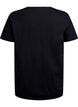T-shirt dot&eacute; de boutons, Noir, Packshot image number 1