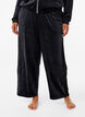 Pantalon ample en velours, Black, Model image number 2