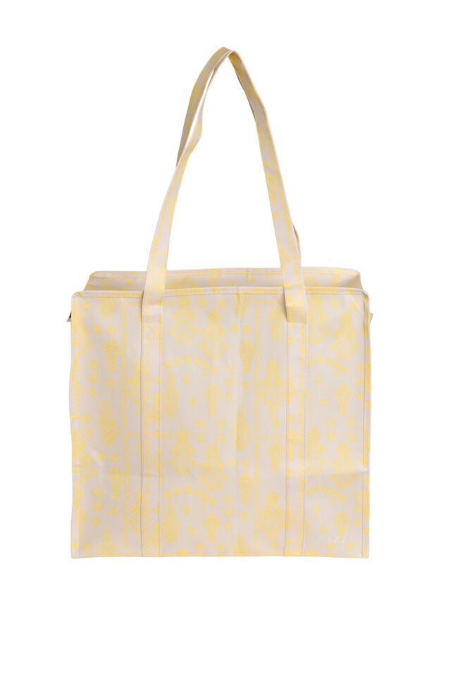 Sac de magasinage avec fermeture &eacute;clair, Gris, Packshot image number 1