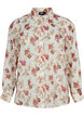 FLASH - Chemise à manches longues avec imprimé floral, Off White Flower, Packshot image number 0