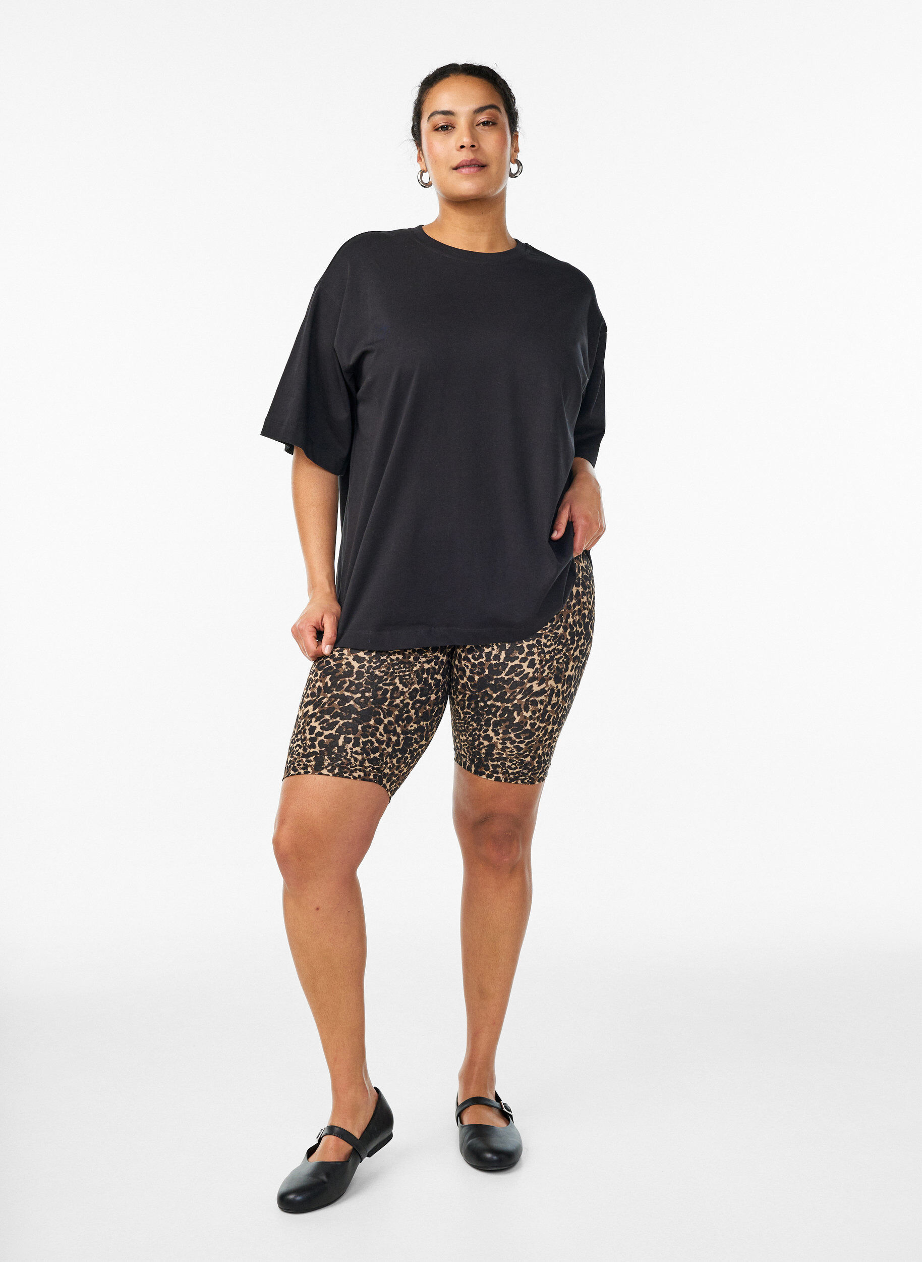 Zizzi2er-Pack Radlershorts, Braun, Model image number 1