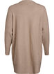 Strickjacke mit Rippenstrick und Taschen, Beige, Packshot image number 1