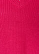 Lange Bluse aus Rippstrick mit V-Ausschnitt, Pink, Packshot image number 2