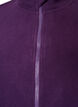 Haut en polaire avec zip et col montant, Violet, Packshot image number 2