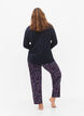 Pantalon de pyjama en coton avec imprim&eacute;, Bleu, Model image number 1
