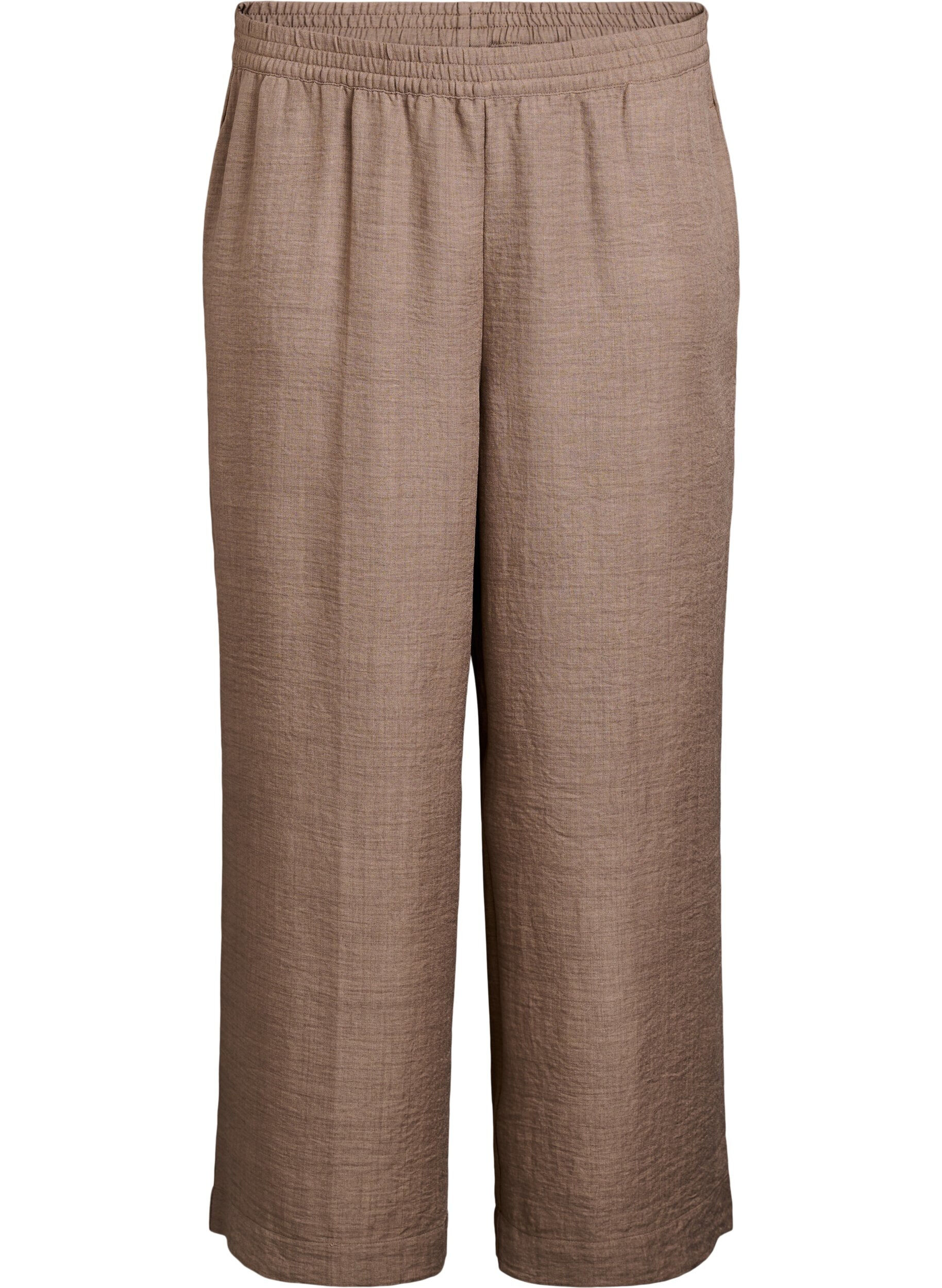 Pantalon ample avec ceinture &eacute;lastique et poches