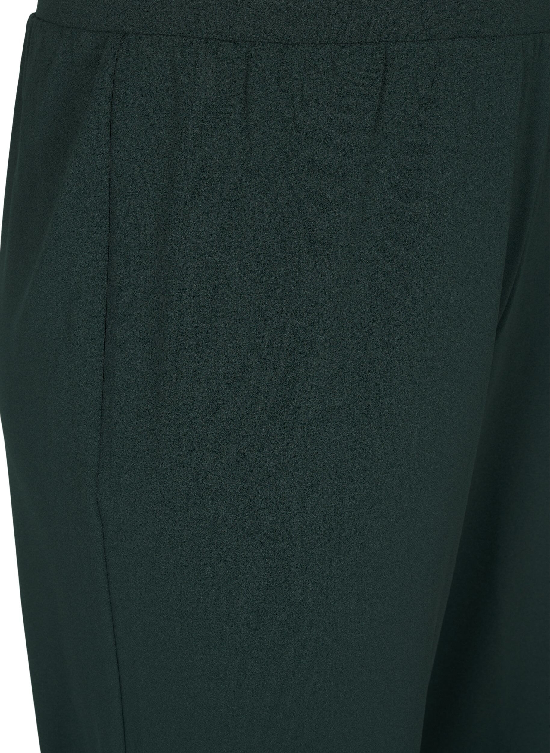 ZizziPantalon &agrave; coupe droite, Vert fonc&eacute;, Packshot image number 2
