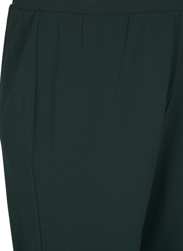 Pantalon &agrave; coupe droite, Vert fonc&eacute;, Packshot image number 2