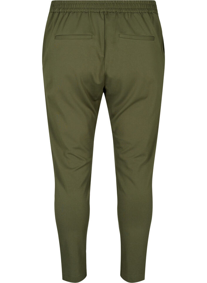 Pantalon court avec poches, Vert foncé, Packshot image number 1