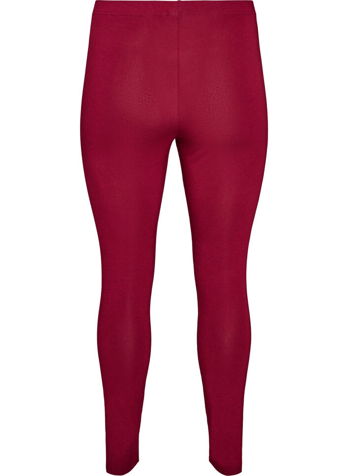 Leggings basiques en viscose, Rouge, Packshot image number 1