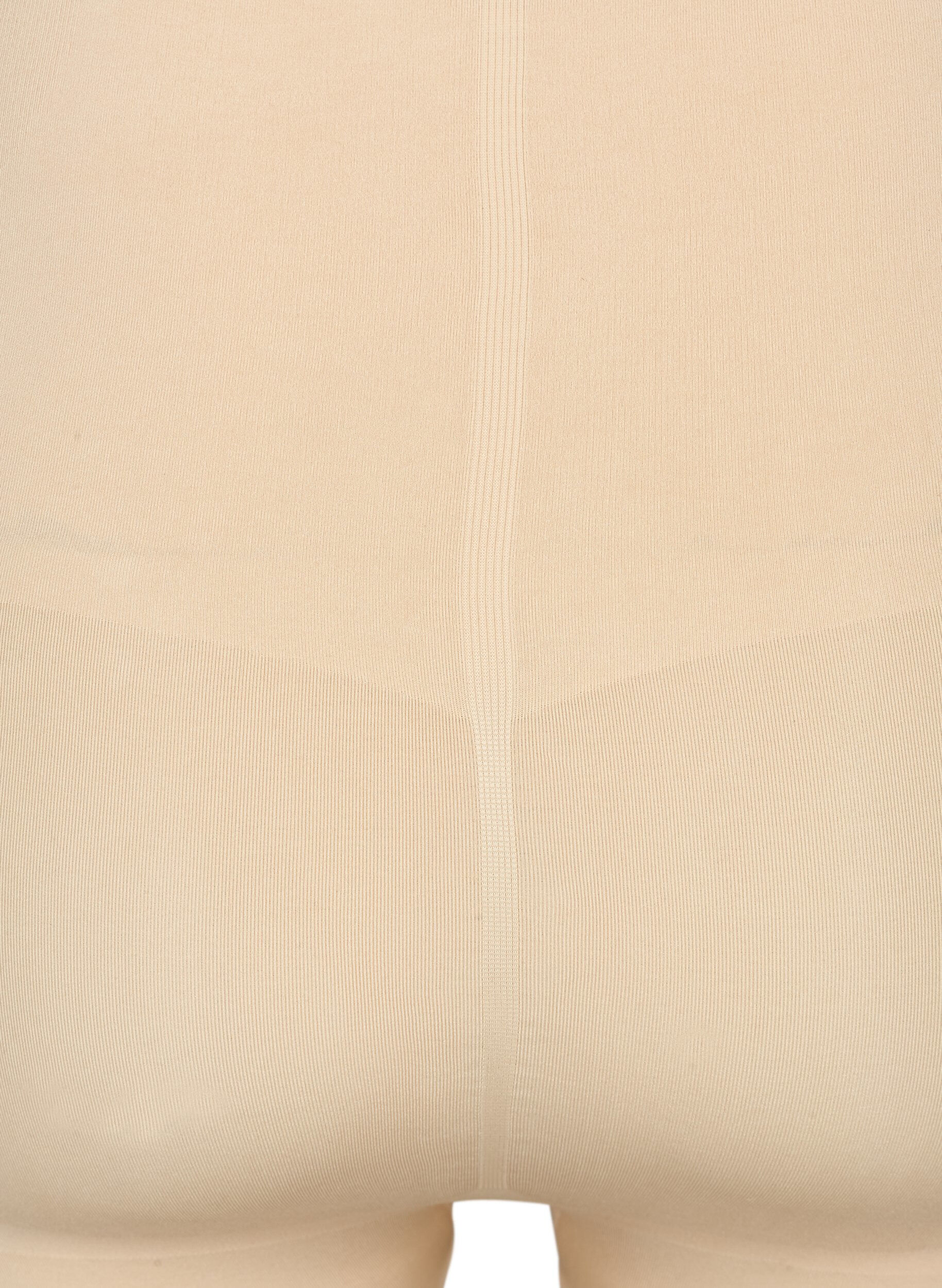 Zizzi Hochtaillierte Shapewear Shorts, Beige, Packshot image number 3