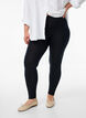 Basic-Leggings aus Viskose, Schwarz, Model image number 0