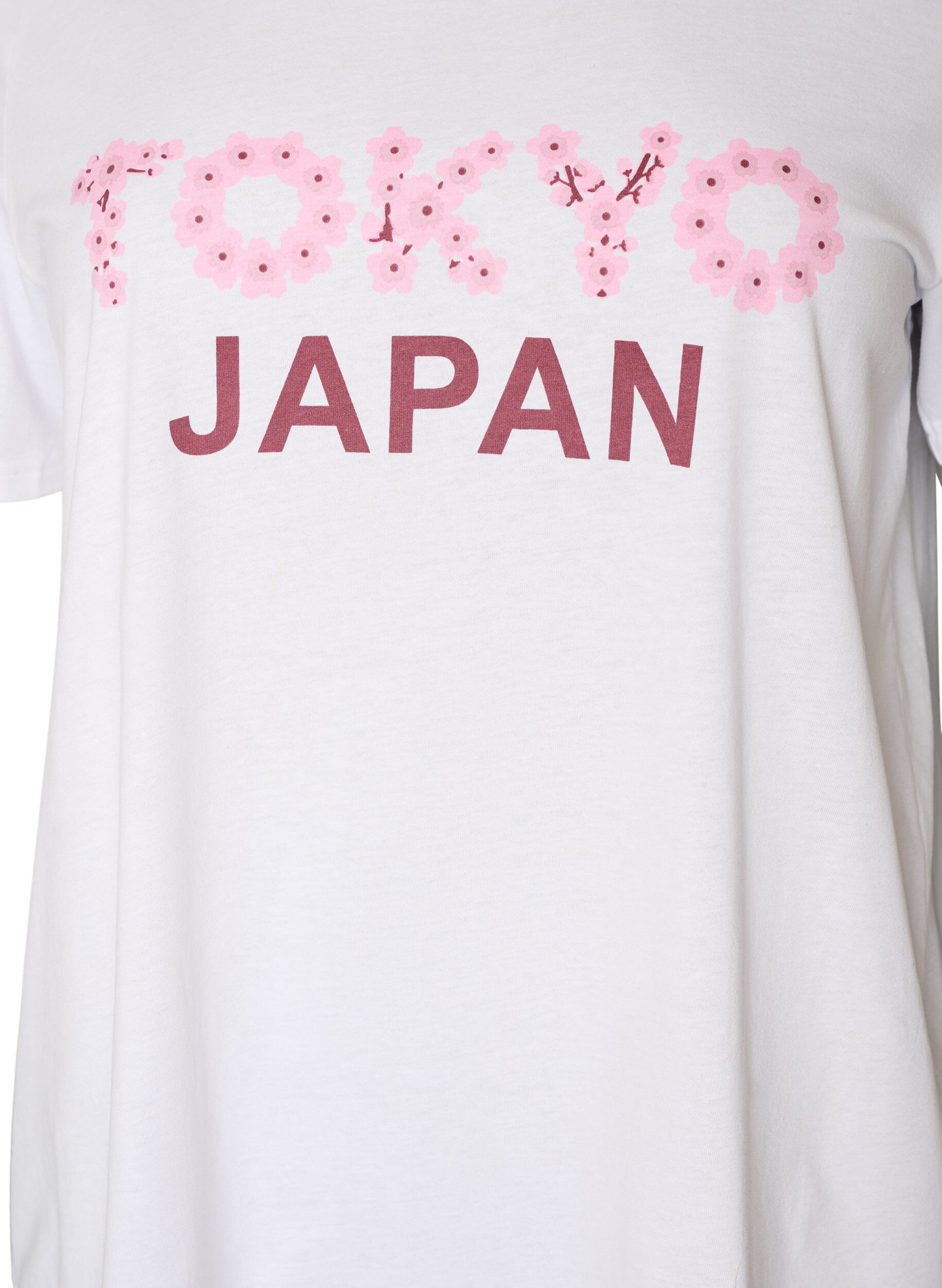 ZizziT-shirt imprim&eacute;, Blanc, Packshot image number 2