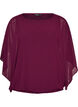 Chiffonbluse mit Balloneffekt, Lila, Packshot image number 0