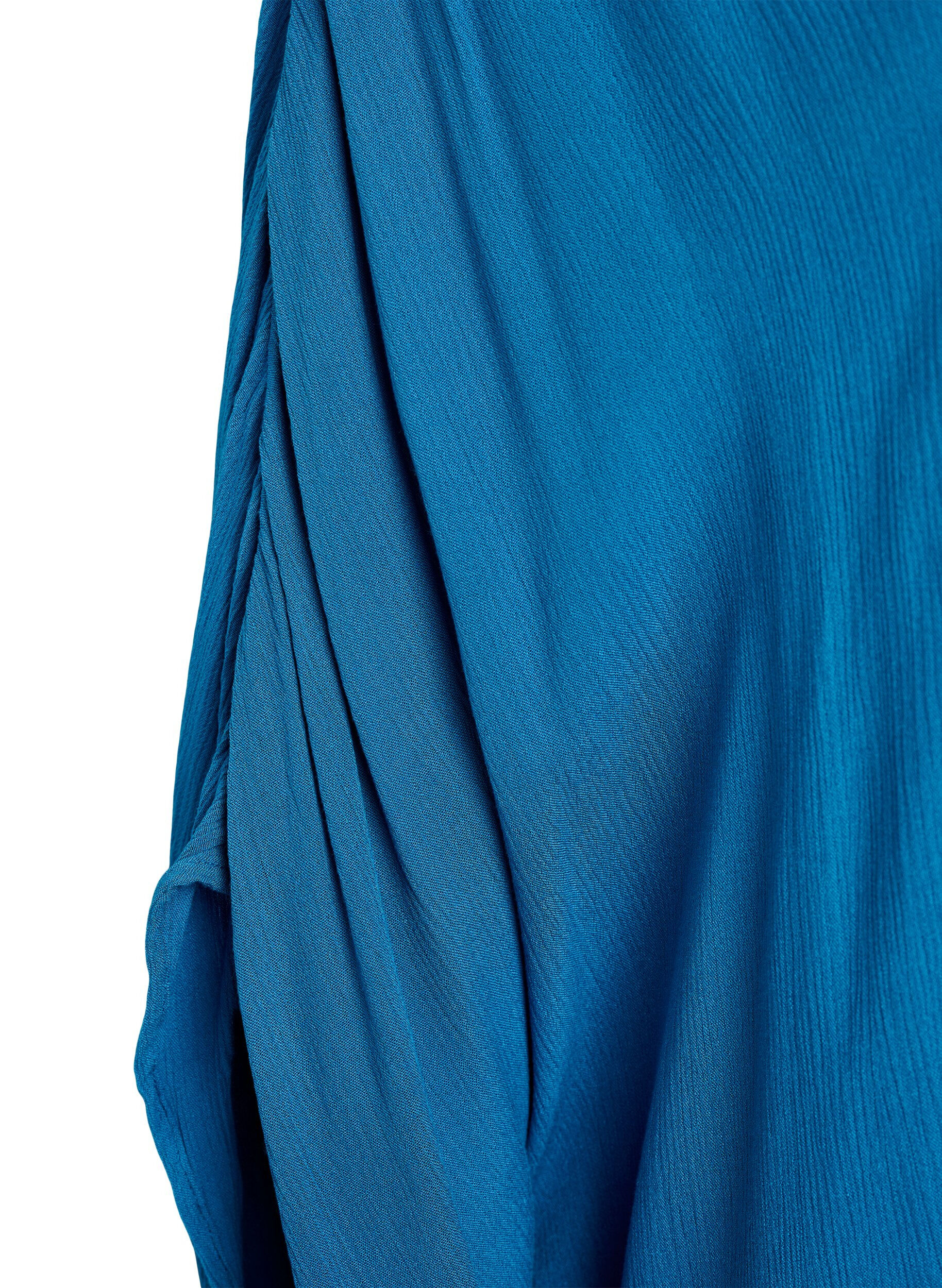 Zizzi Kaftan-Strandkleid mit Kn&ouml;pfen, Blau, Packshot image number 3
