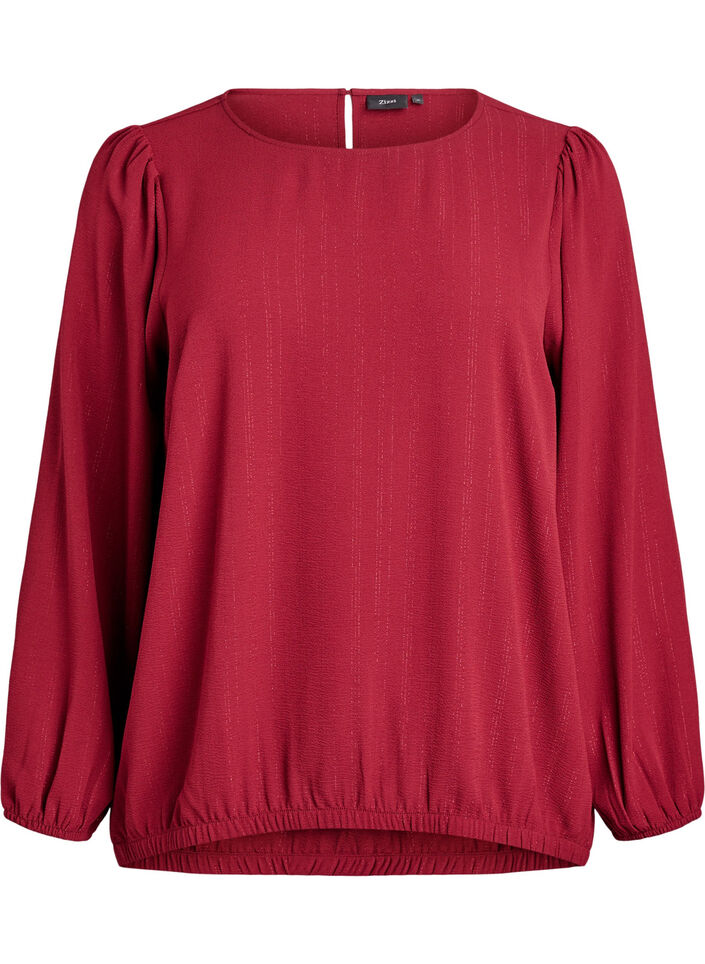 Blouse avec des paillettes, Bordeaux fonc&eacute;, Packshot image number 0