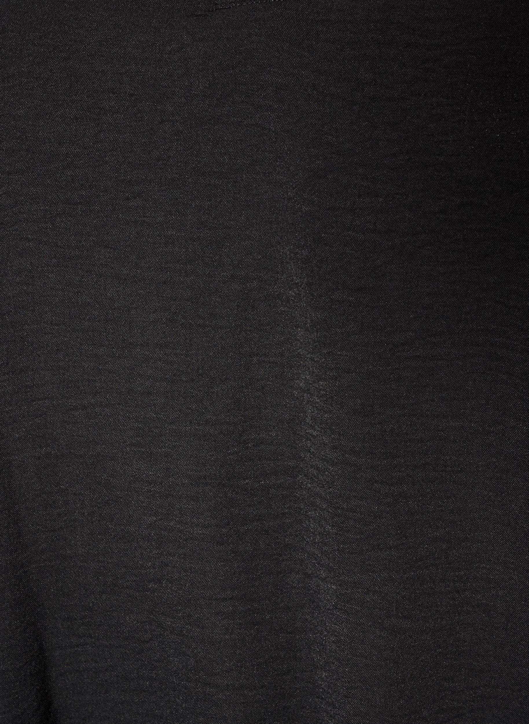 ZizziBlouse &agrave; la silhouette ballon avec col en V, Noir, Packshot image number 2