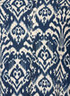 Robe imprim&eacute;e en viscose &agrave; manches longues, Bleu, Packshot image number 2